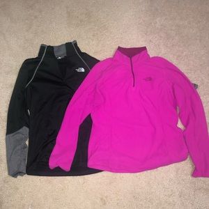 North face Quarter Zip Jacket Bundle